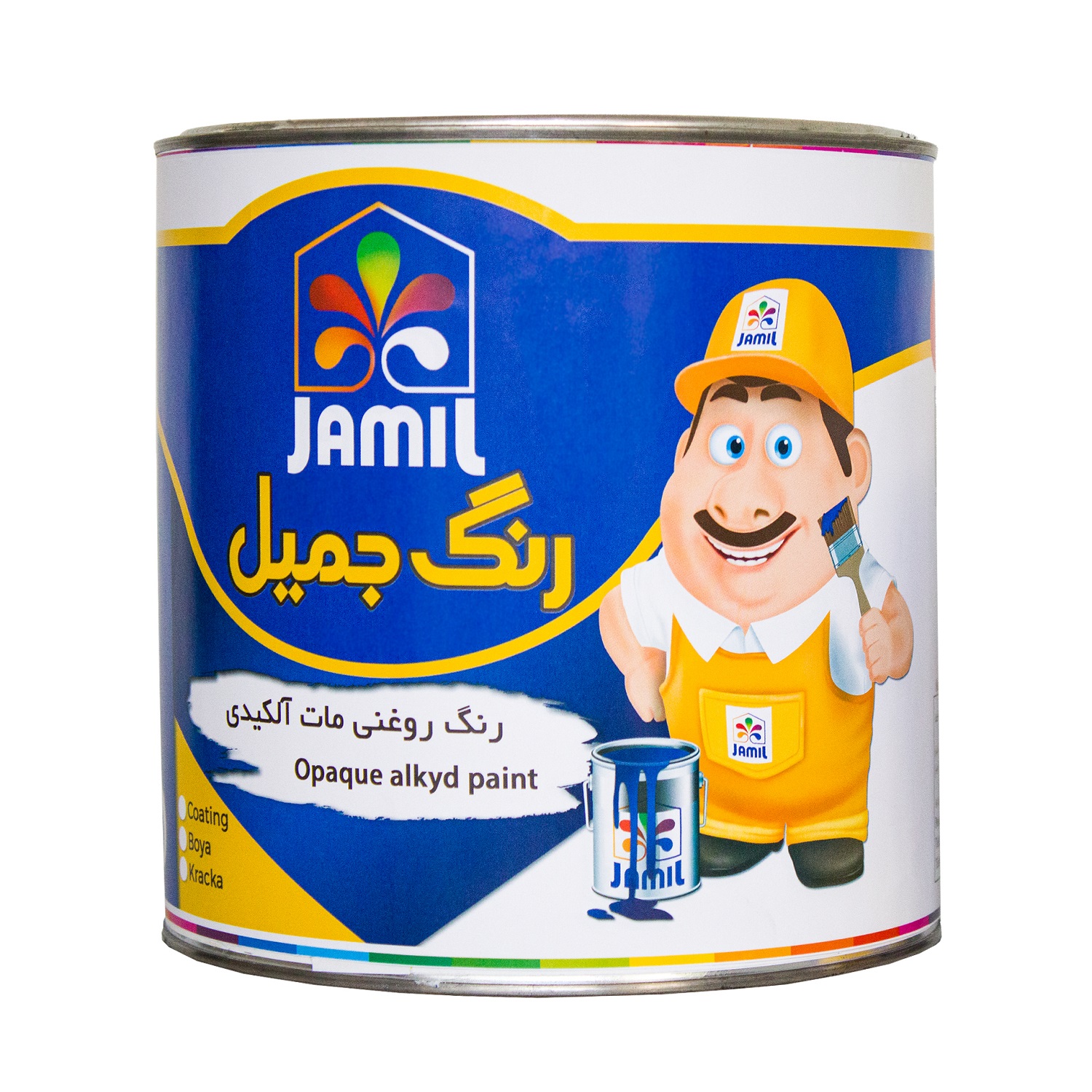 خرید رنگ روغنی مشكی مات جميل 4 ليتري